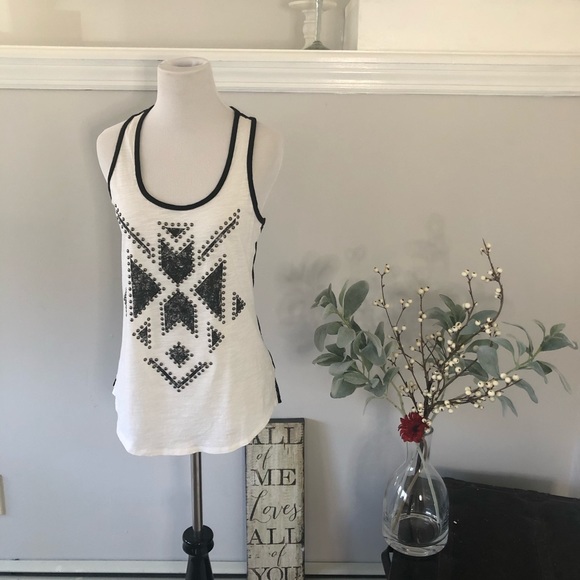 Express Tops - EXPRESS lace racer back tank Sz Sm EUC
